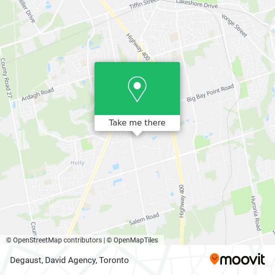 Degaust, David Agency map