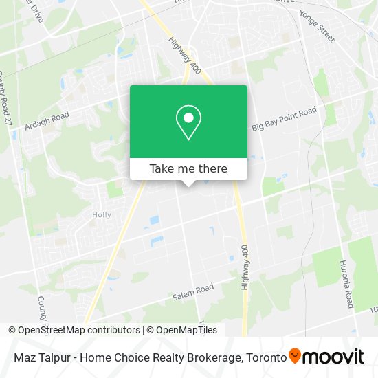 Maz Talpur - Home Choice Realty Brokerage map
