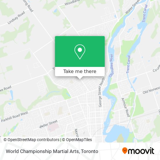 World Championship Martial Arts map