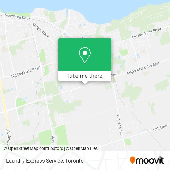 Laundry Express Service map