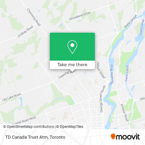 TD Canada Trust Atm map