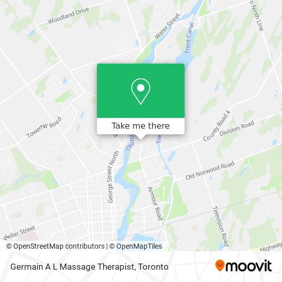 Germain A L Massage Therapist map