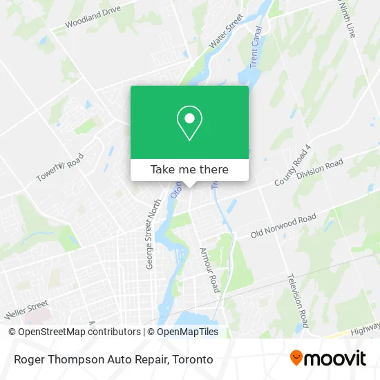 Roger Thompson Auto Repair map