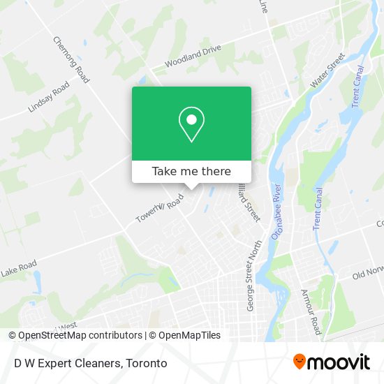 D W Expert Cleaners map