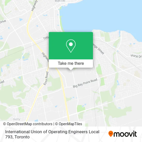 International Union of Operating Engineers Local 793 map