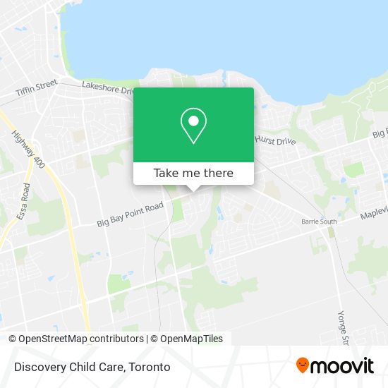 Discovery Child Care map