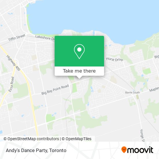 Andy's Dance Party map