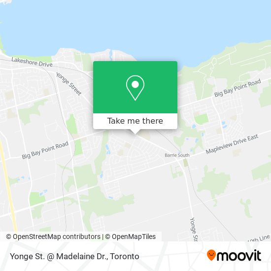 Yonge St. @ Madelaine Dr. map