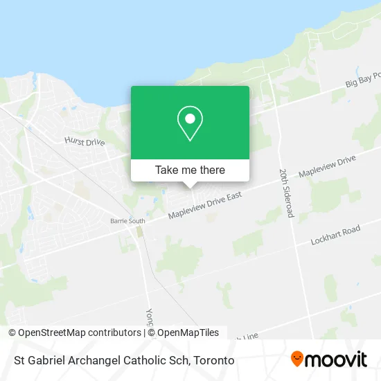 St Gabriel Archangel Catholic Sch map