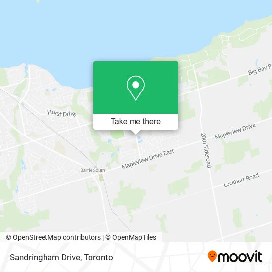 Sandringham Drive map