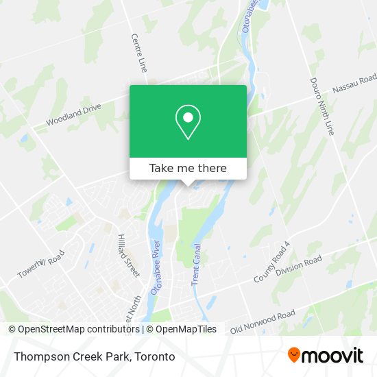 Thompson Creek Park map