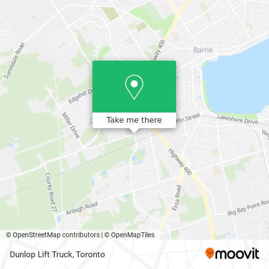 Dunlop Lift Truck map