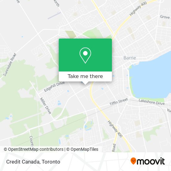 Credit Canada map