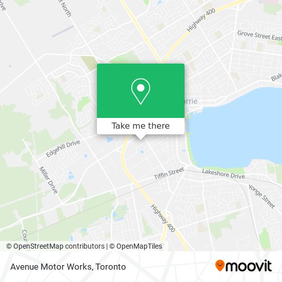 Avenue Motor Works map