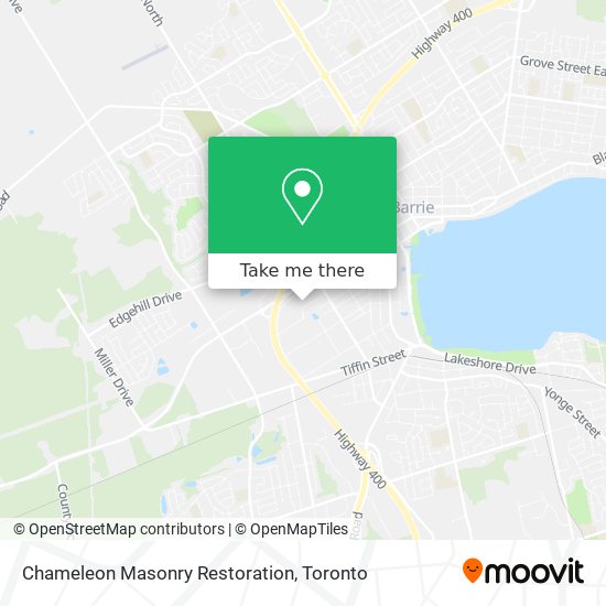 Chameleon Masonry Restoration map