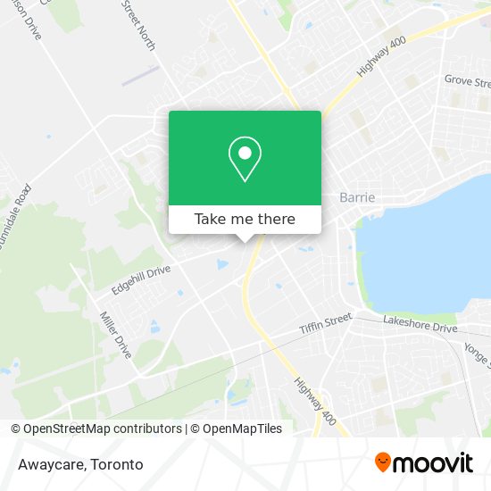 Awaycare map