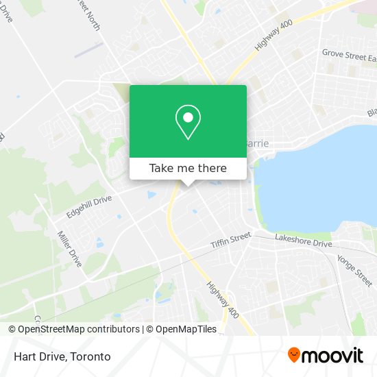 Hart Drive map