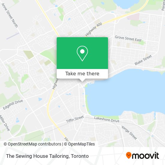 The Sewing House Tailoring map