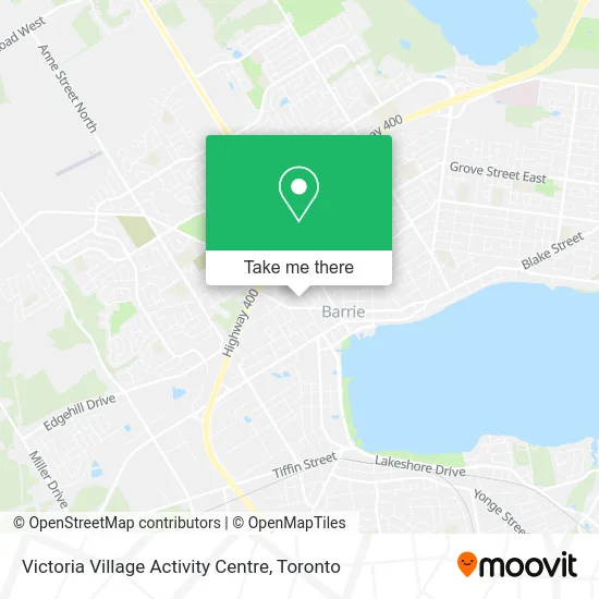Victoria Village Activity Centre map