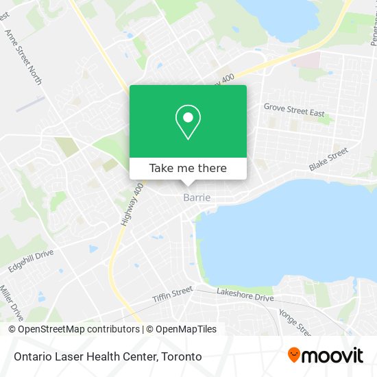 Ontario Laser Health Center map