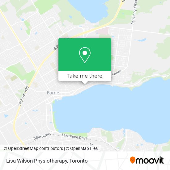 Lisa Wilson Physiotherapy map