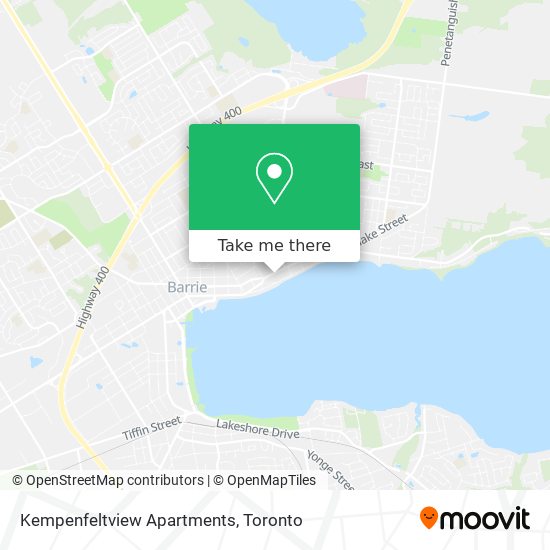 Kempenfeltview Apartments map
