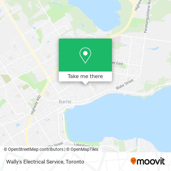 Wally's Electrical Service map