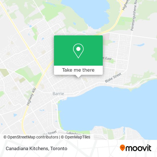 Canadiana Kitchens map