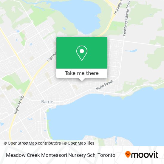 Meadow Creek Montessori Nursery Sch map