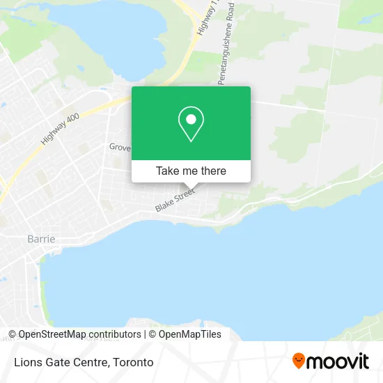 Lions Gate Centre map