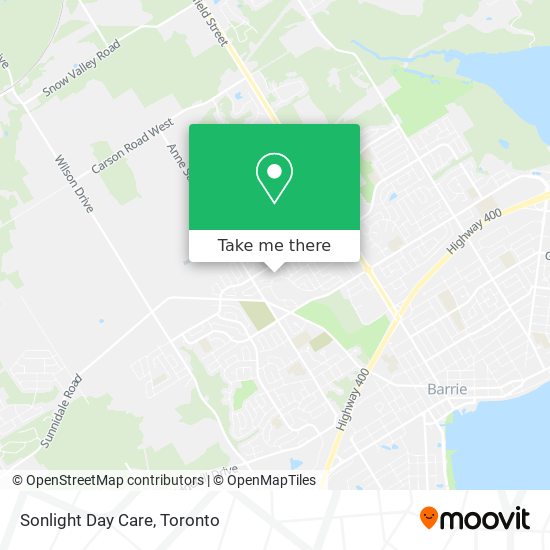 Sonlight Day Care map