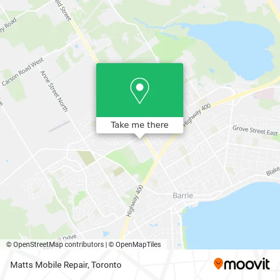 Matts Mobile Repair map