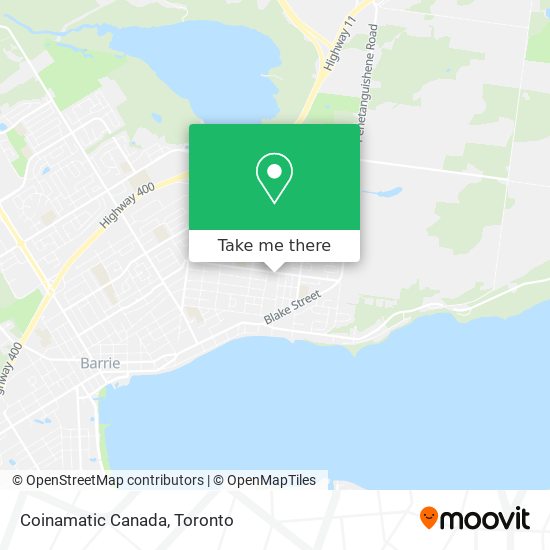 Coinamatic Canada map