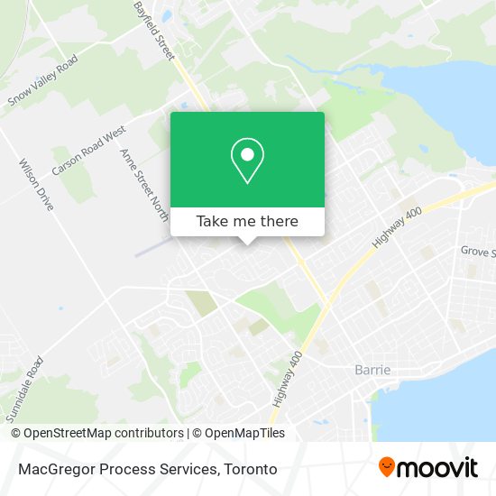 MacGregor Process Services map