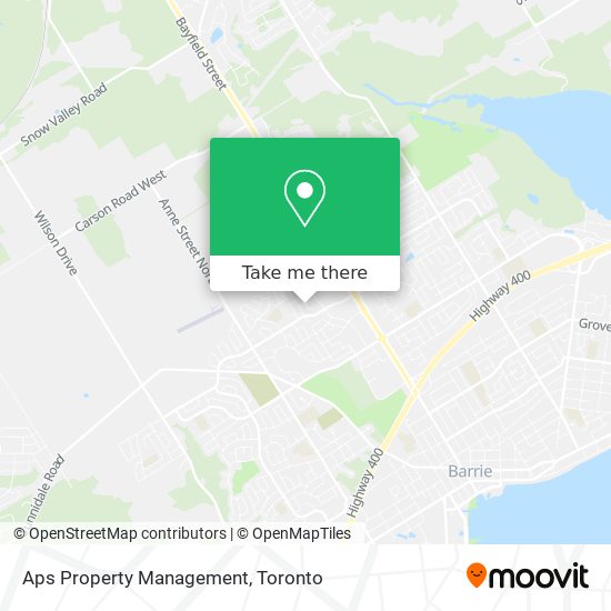 Aps Property Management map