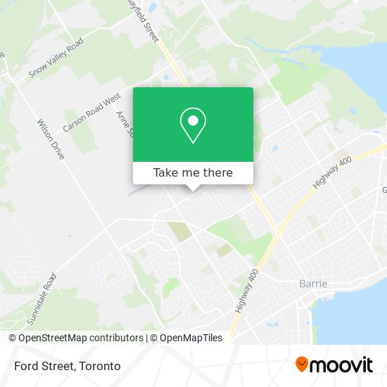 Ford Street map