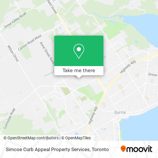 Simcoe Curb Appeal Property Services map