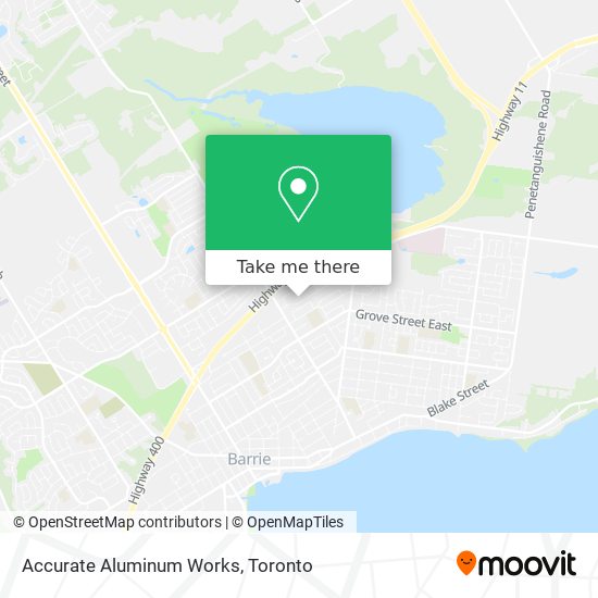 Accurate Aluminum Works map