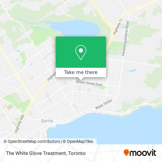 The White Glove Treatment map