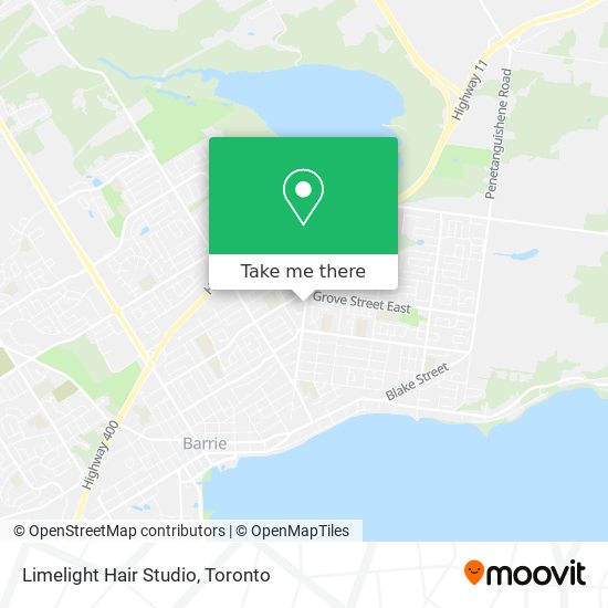 Limelight Hair Studio map