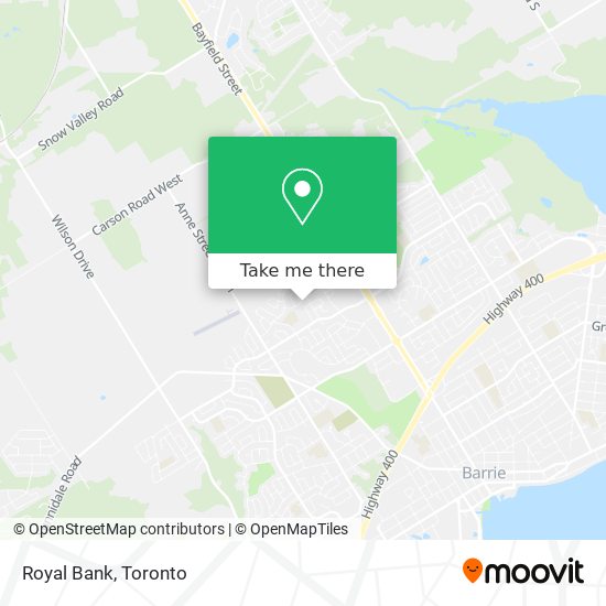 Royal Bank map