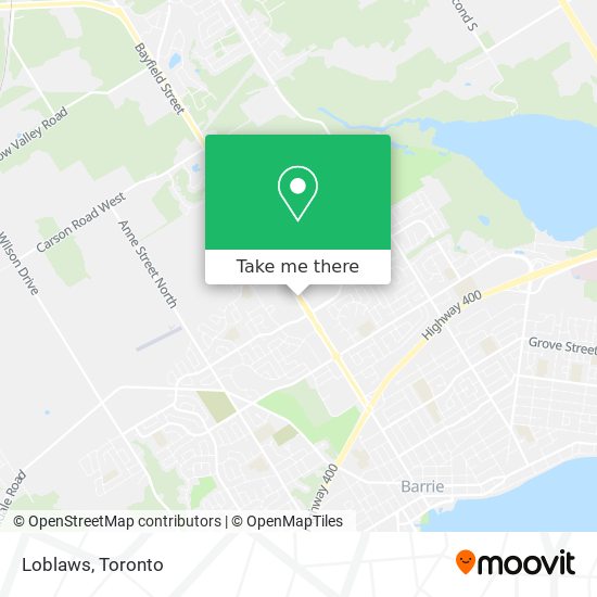 Loblaws map