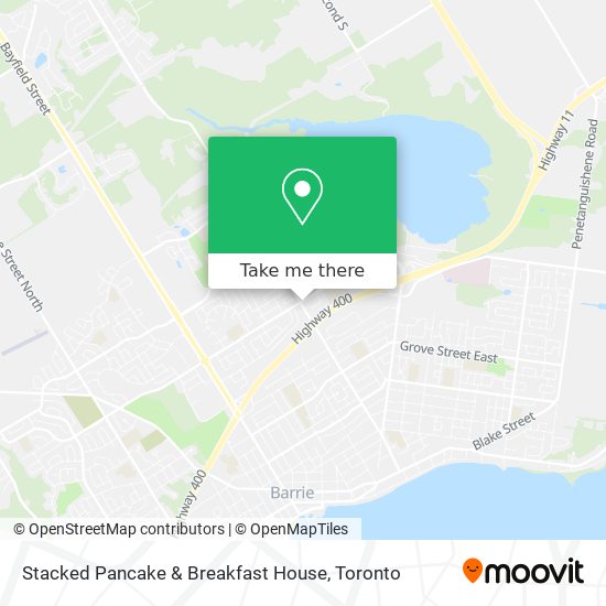 Stacked Pancake & Breakfast House map