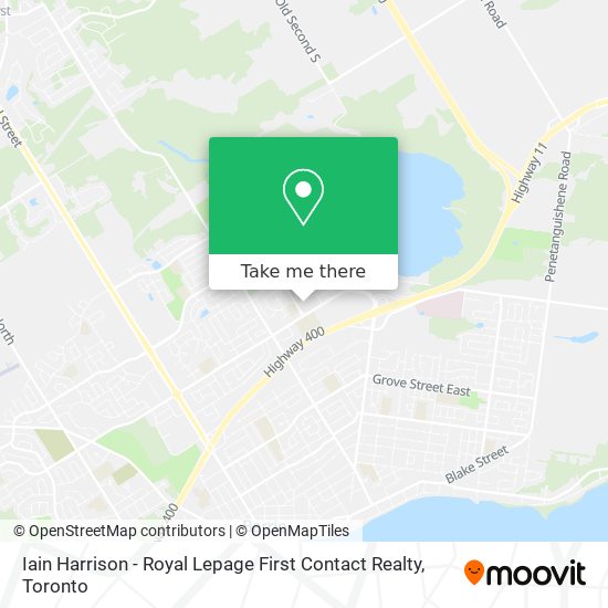 Iain Harrison - Royal Lepage First Contact Realty map