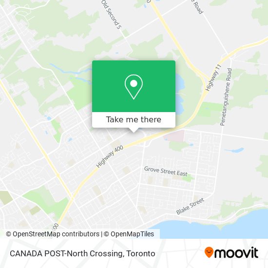 CANADA POST-North Crossing map