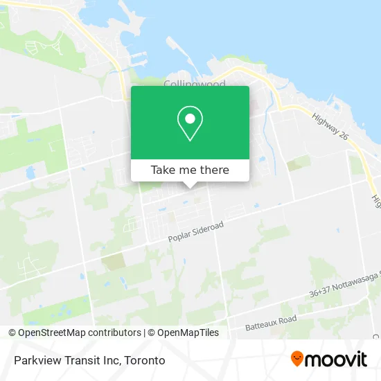 Parkview Transit Inc map