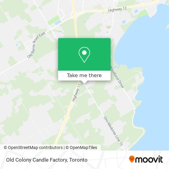 Old Colony Candle Factory map