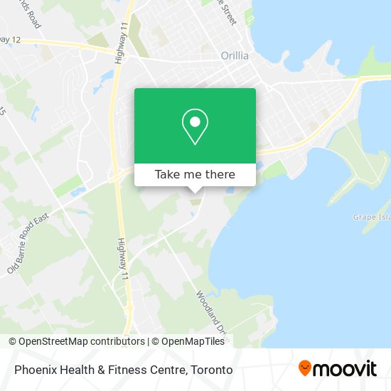 Phoenix Health & Fitness Centre map