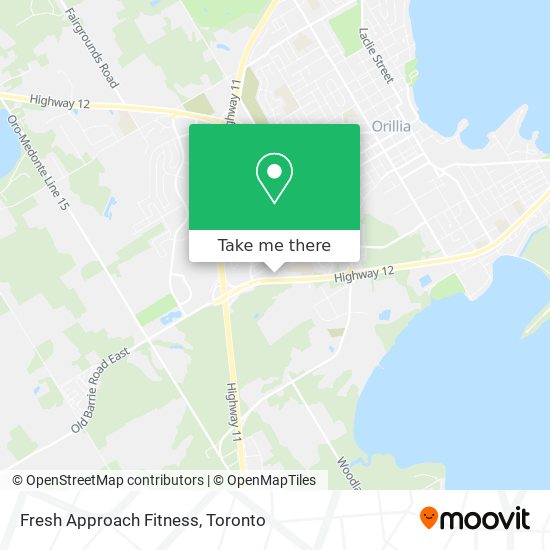 Fresh Approach Fitness map