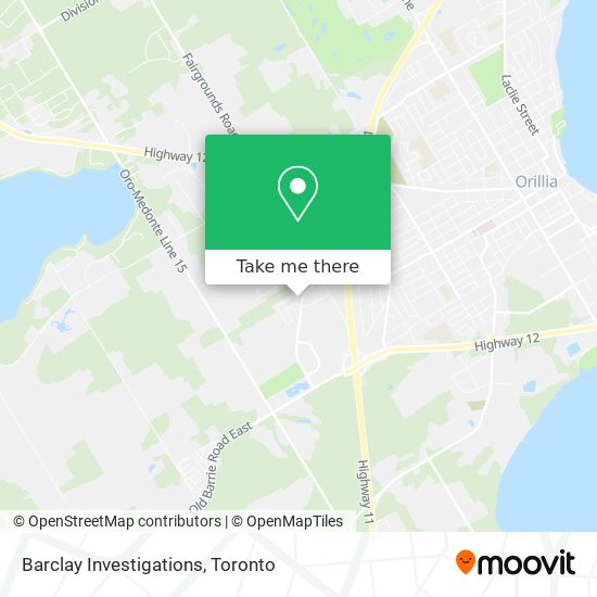Barclay Investigations map